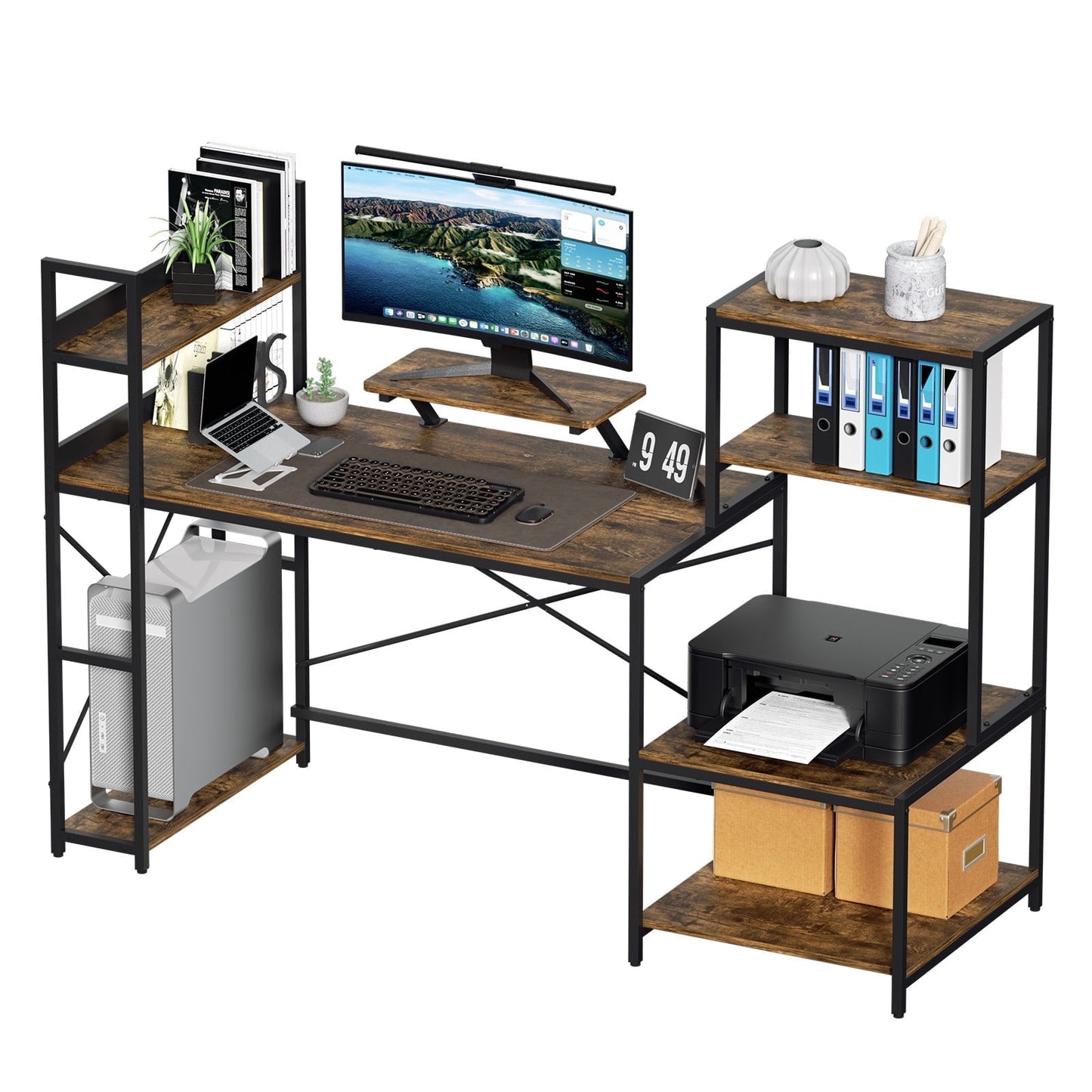 YN-04-Computer Desk, Brown